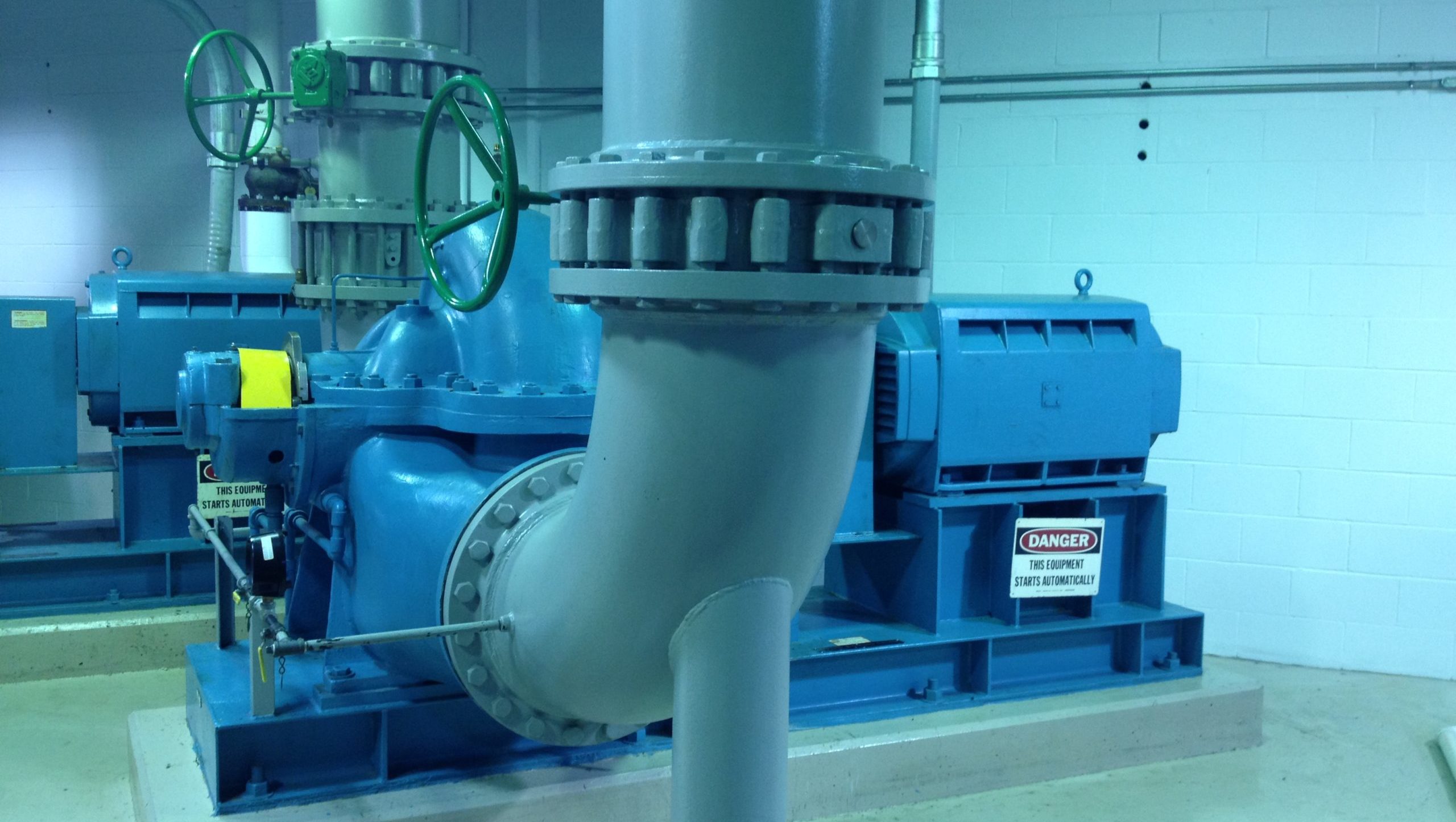 Condensed water pumps at CoolCo